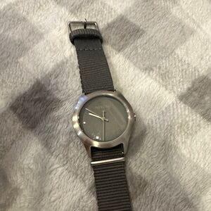 Nixon Silver and Gray Men's Watch